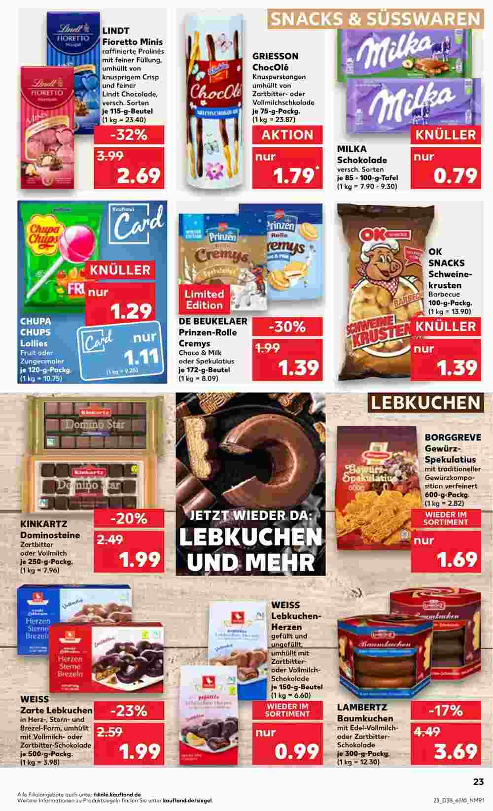 Kaufland Prospekt (ab 21.09.2023) zum Blättern - Seite 23