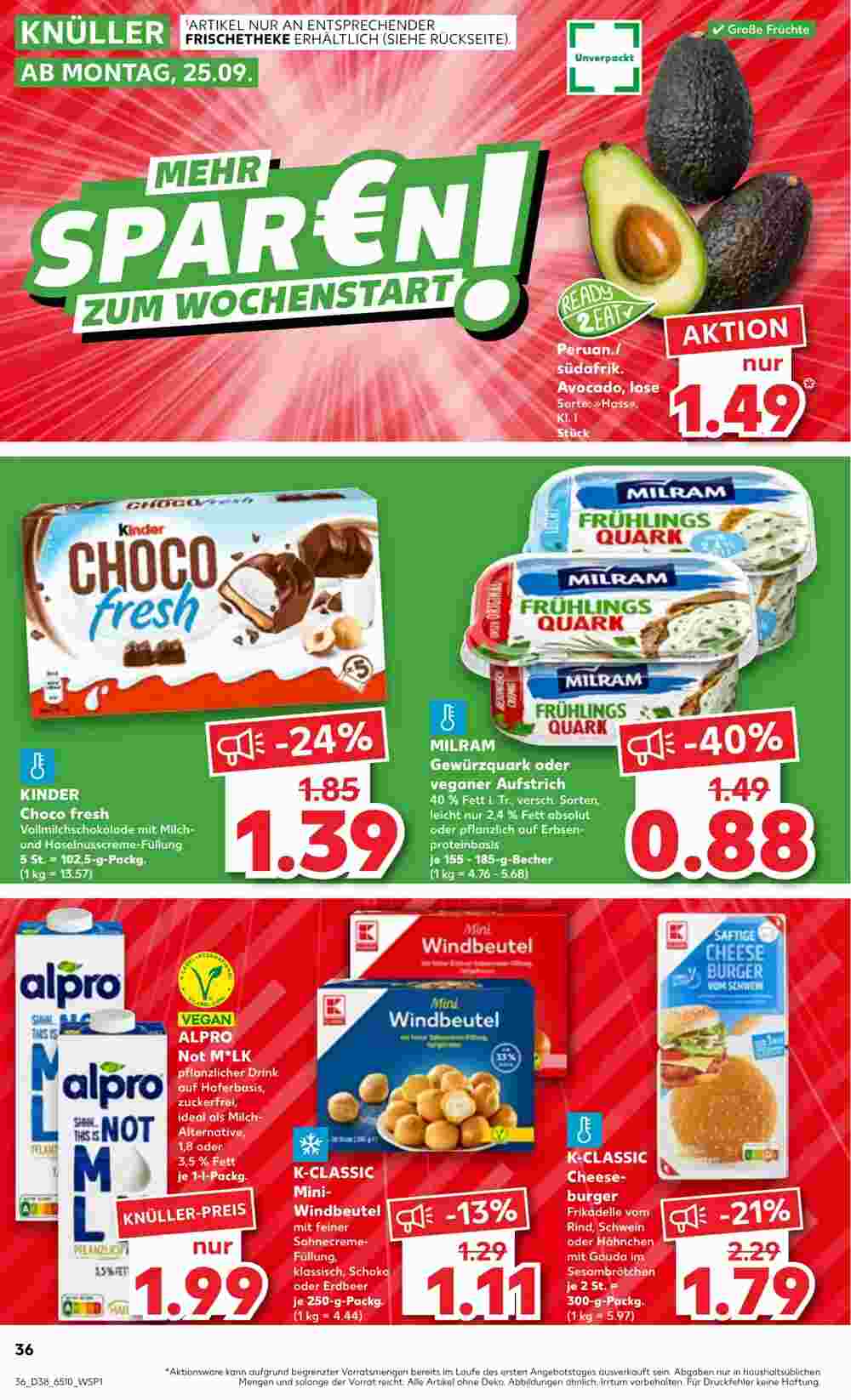 Kaufland Prospekt (ab 21.09.2023) zum Blättern - Seite 36