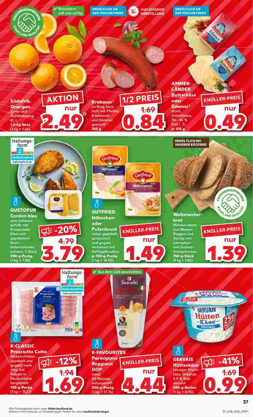 Kaufland Prospekt (ab 21.09.2023) zum Blättern - Seite 37