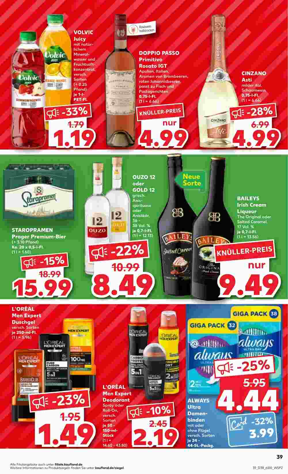 Kaufland Prospekt (ab 21.09.2023) zum Blättern - Seite 39