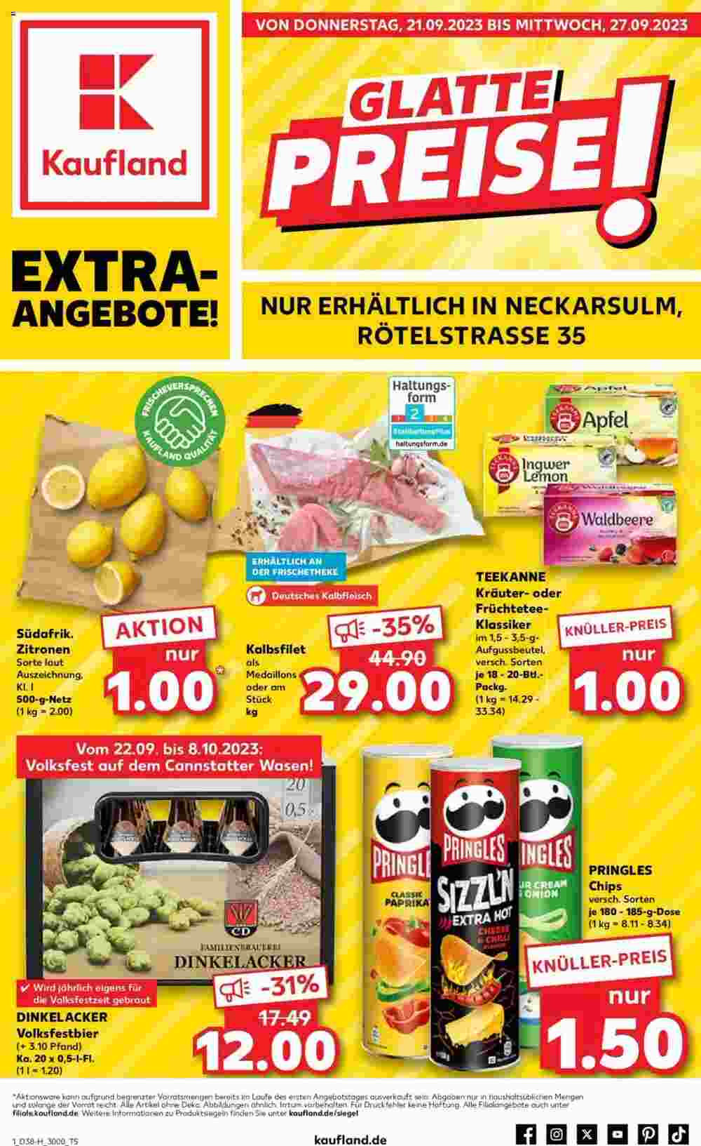 Kaufland Prospekt (ab 21.09.2023) zum Blättern - Seite 1