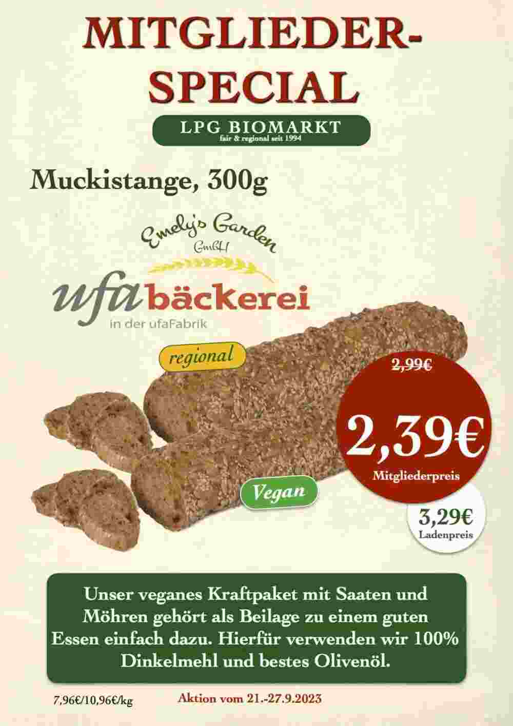 LPG Biomarkt Prospekt (ab 21.09.2023) zum Blättern - Seite 4