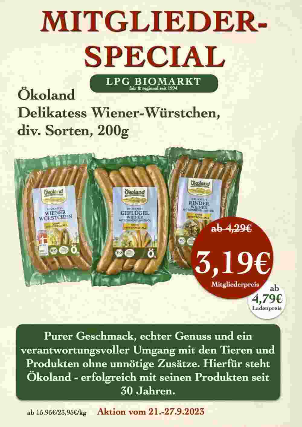 LPG Biomarkt Prospekt (ab 21.09.2023) zum Blättern - Seite 6