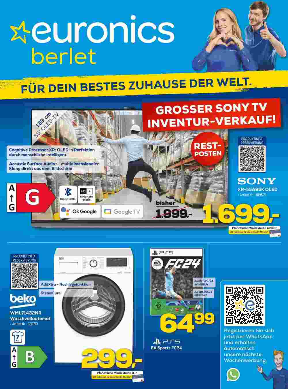 Euronics Prospekt (ab 22.09.2023) zum Blättern - Seite 1