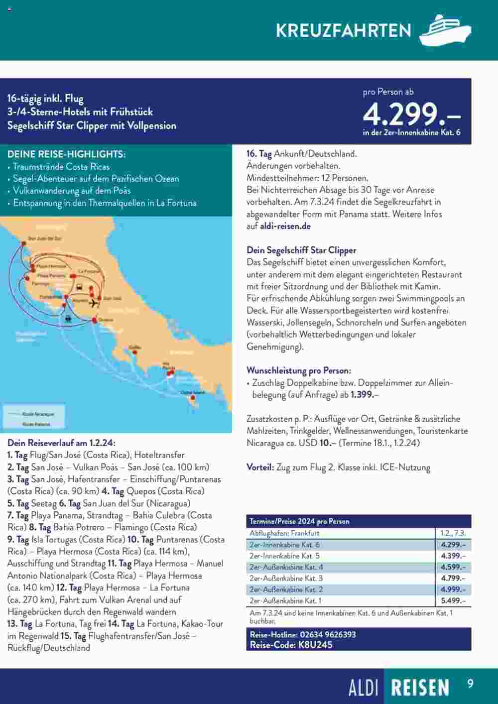 ALDI Nord Reisen Prospekt (ab 23.09.2023) zum Blättern - Seite 18
