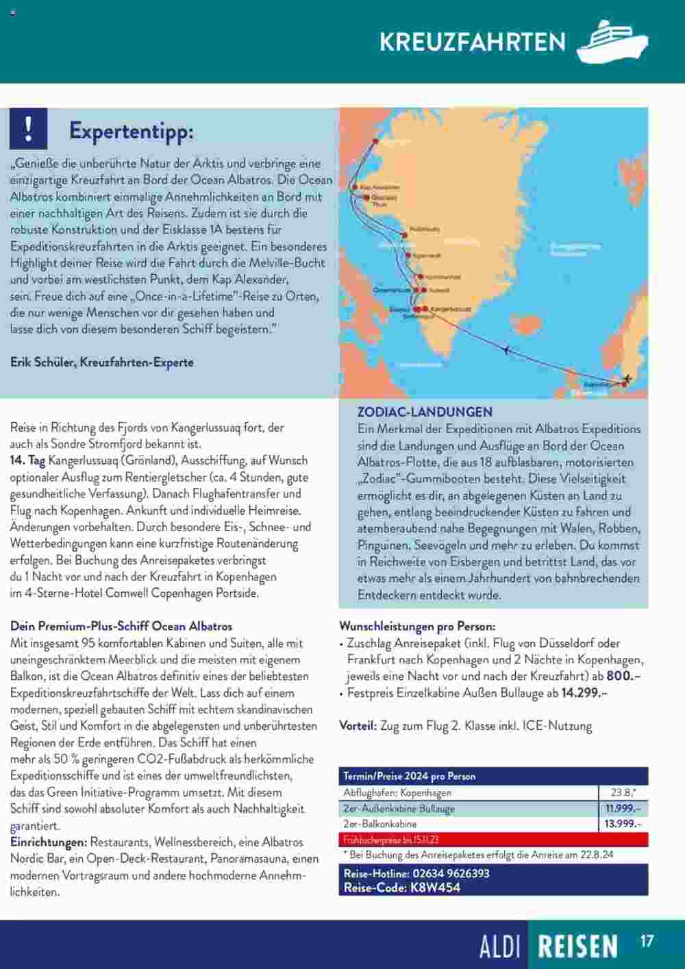 ALDI Nord Reisen Prospekt (ab 23.09.2023) zum Blättern - Seite 34