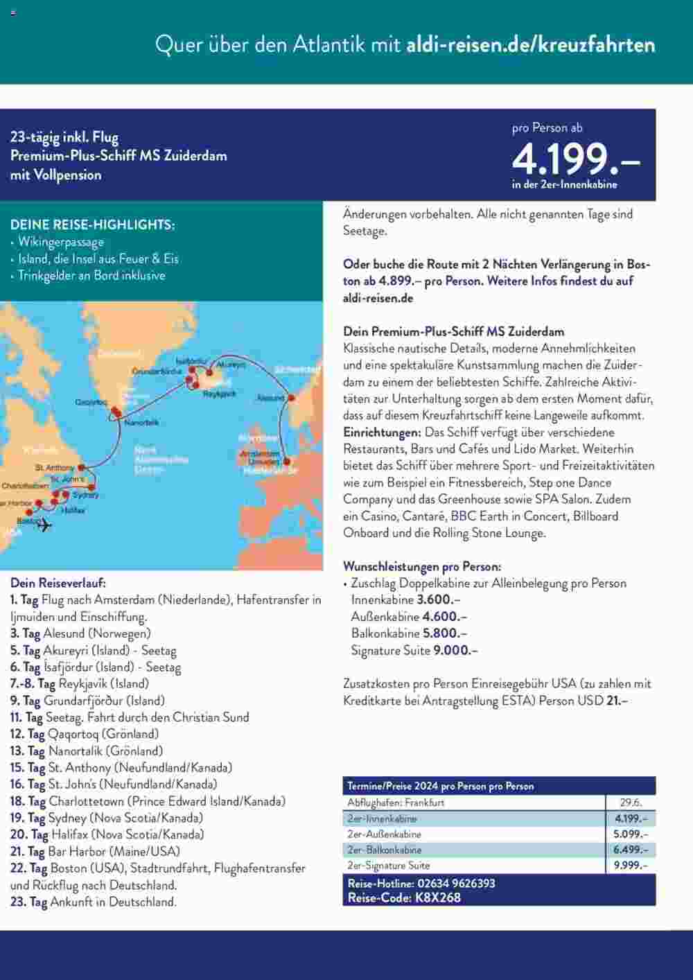 ALDI Nord Reisen Prospekt (ab 23.09.2023) zum Blättern - Seite 8