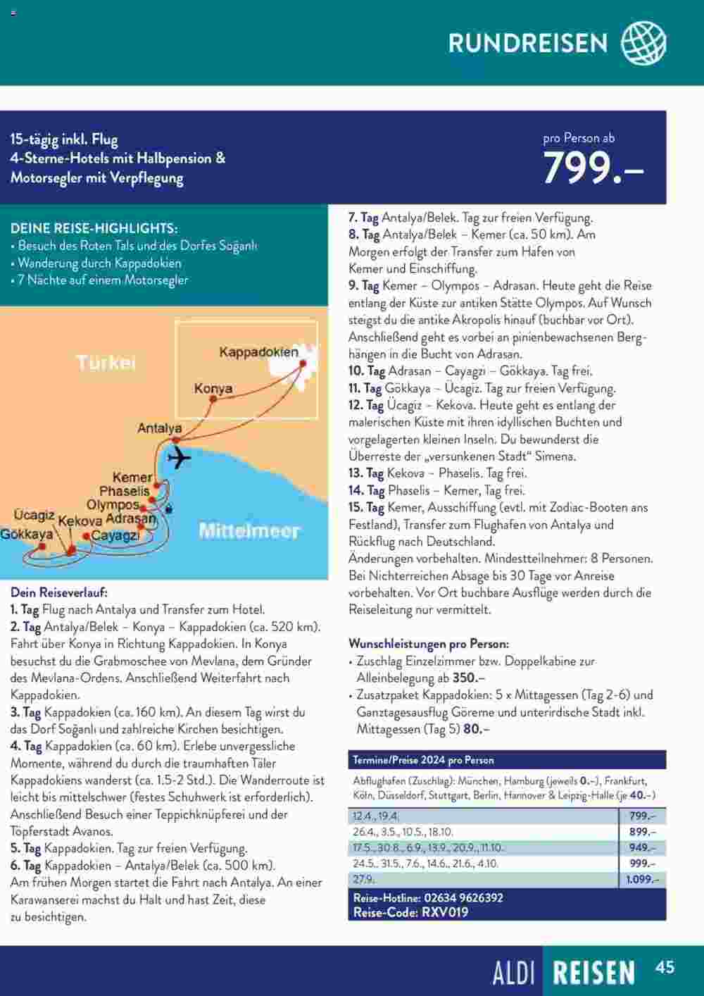 ALDI Nord Reisen Prospekt (ab 23.09.2023) zum Blättern - Seite 90