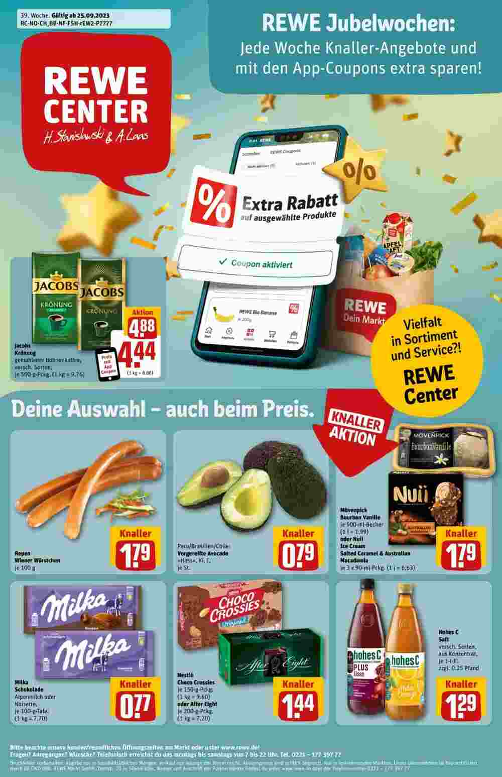 REWE Center Prospekt (ab 24.09.2023) zum Blättern - Seite 1