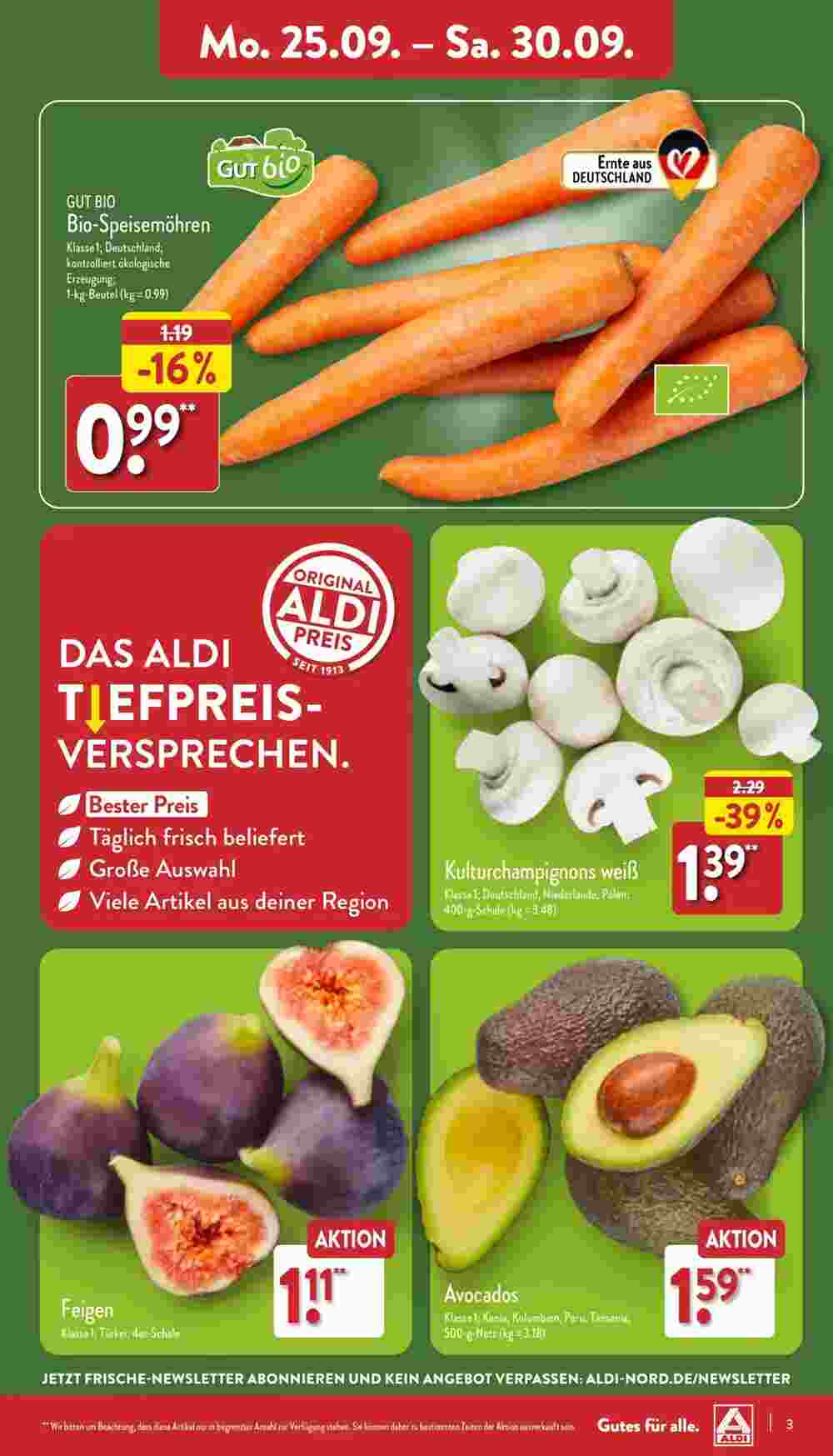 Aldi Nord Prospekt (ab 25.09.2023) zum Blättern - Seite 3