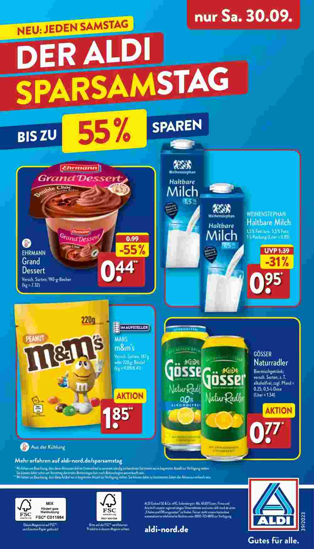 Aldi Nord Prospekt (ab 25.09.2023) zum Blättern - Seite 40