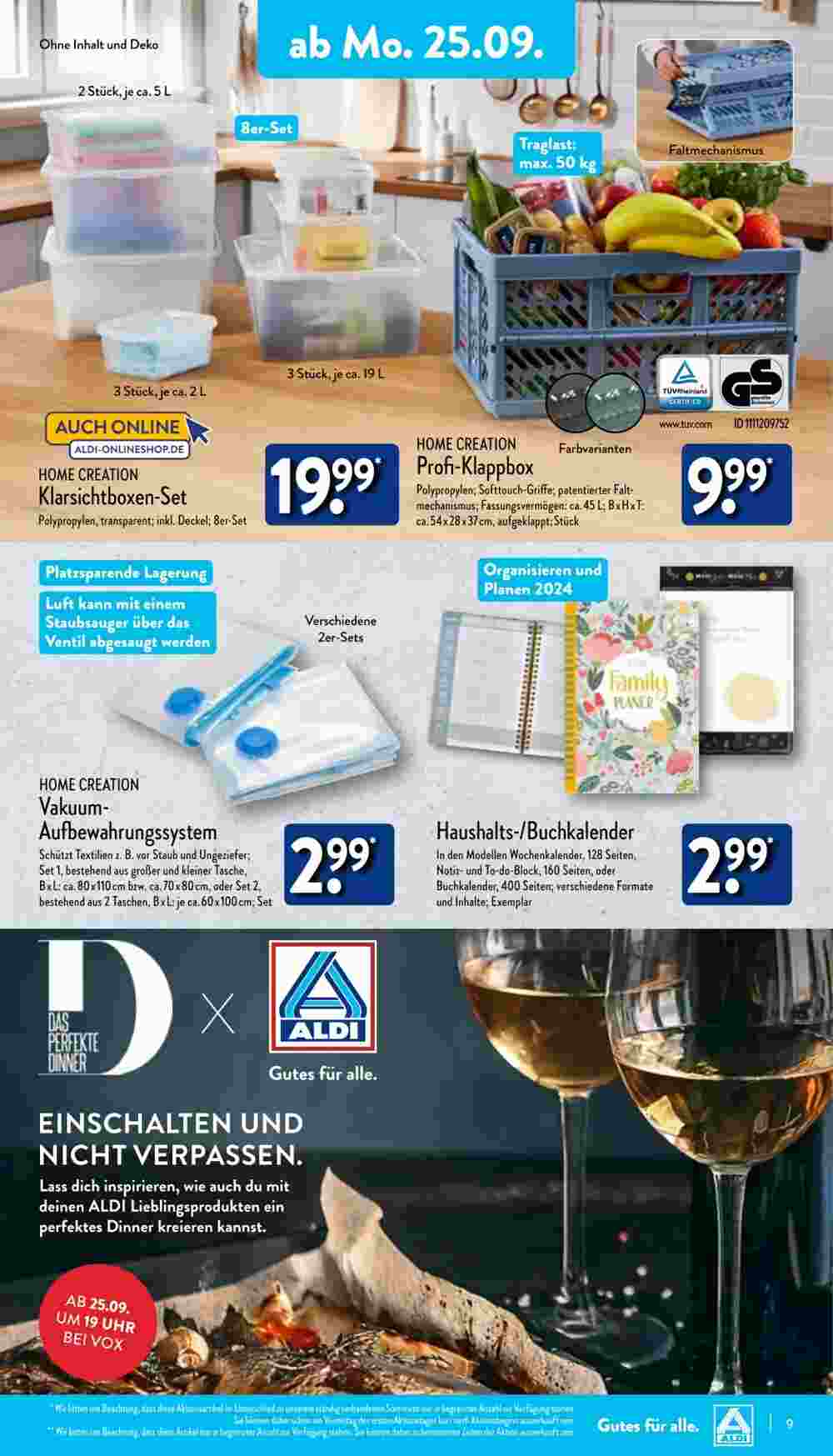 Aldi Nord Prospekt (ab 25.09.2023) zum Blättern - Seite 9