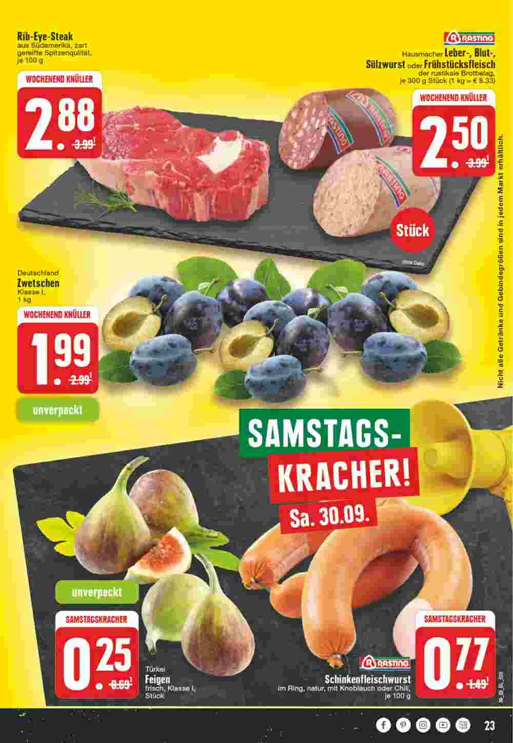 Edeka Wegner Prospekt (ab 25.09.2023) zum Blättern - Seite 23