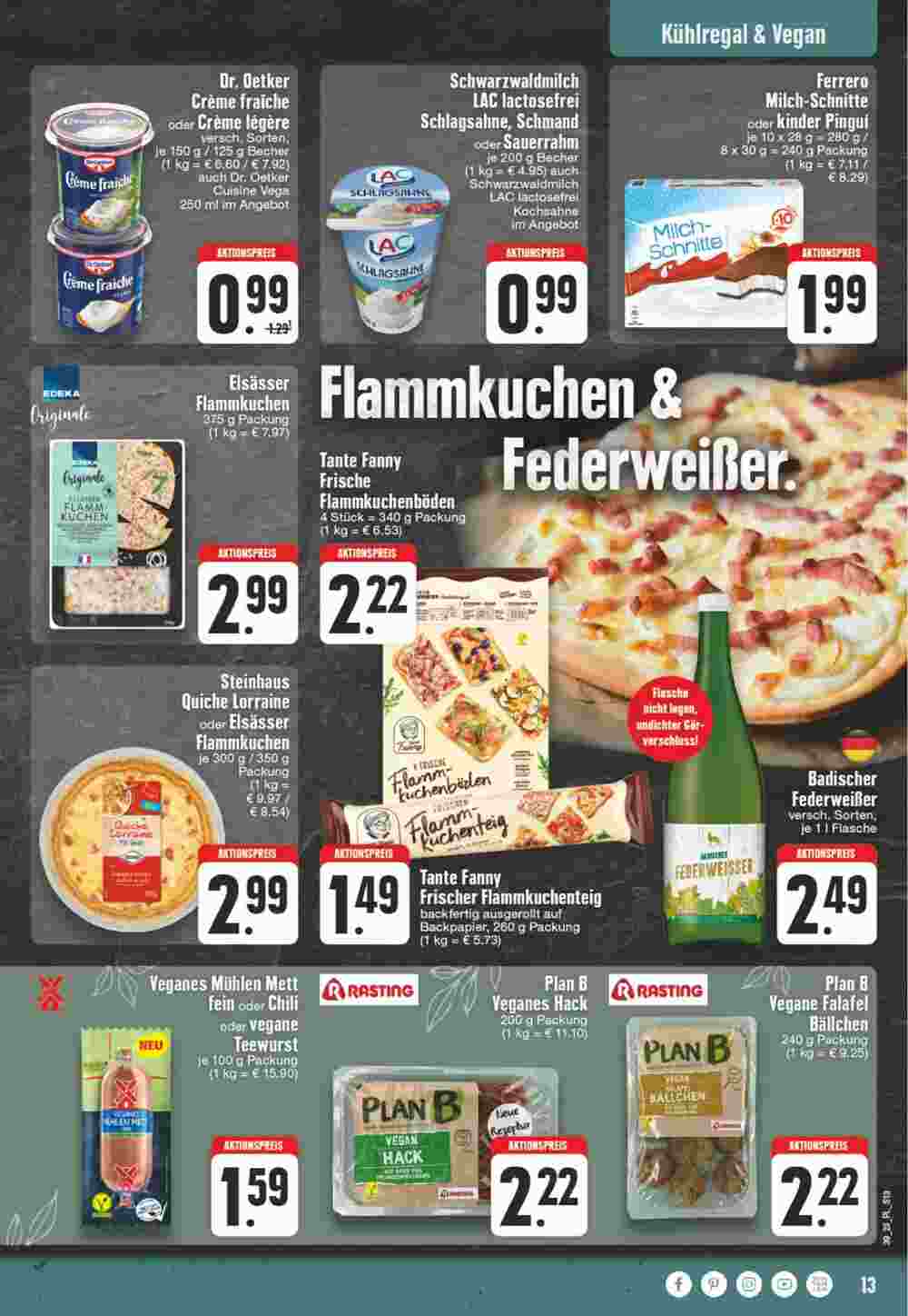 EDEKA Vogl Prospekt (ab 25.09.2023) zum Blättern - Seite 13