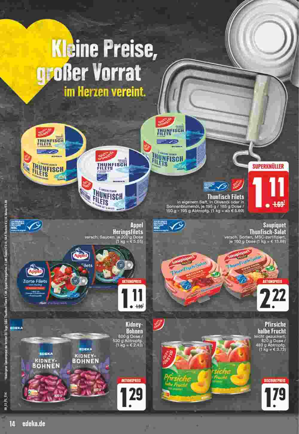 EDEKA Vogl Prospekt (ab 25.09.2023) zum Blättern - Seite 14