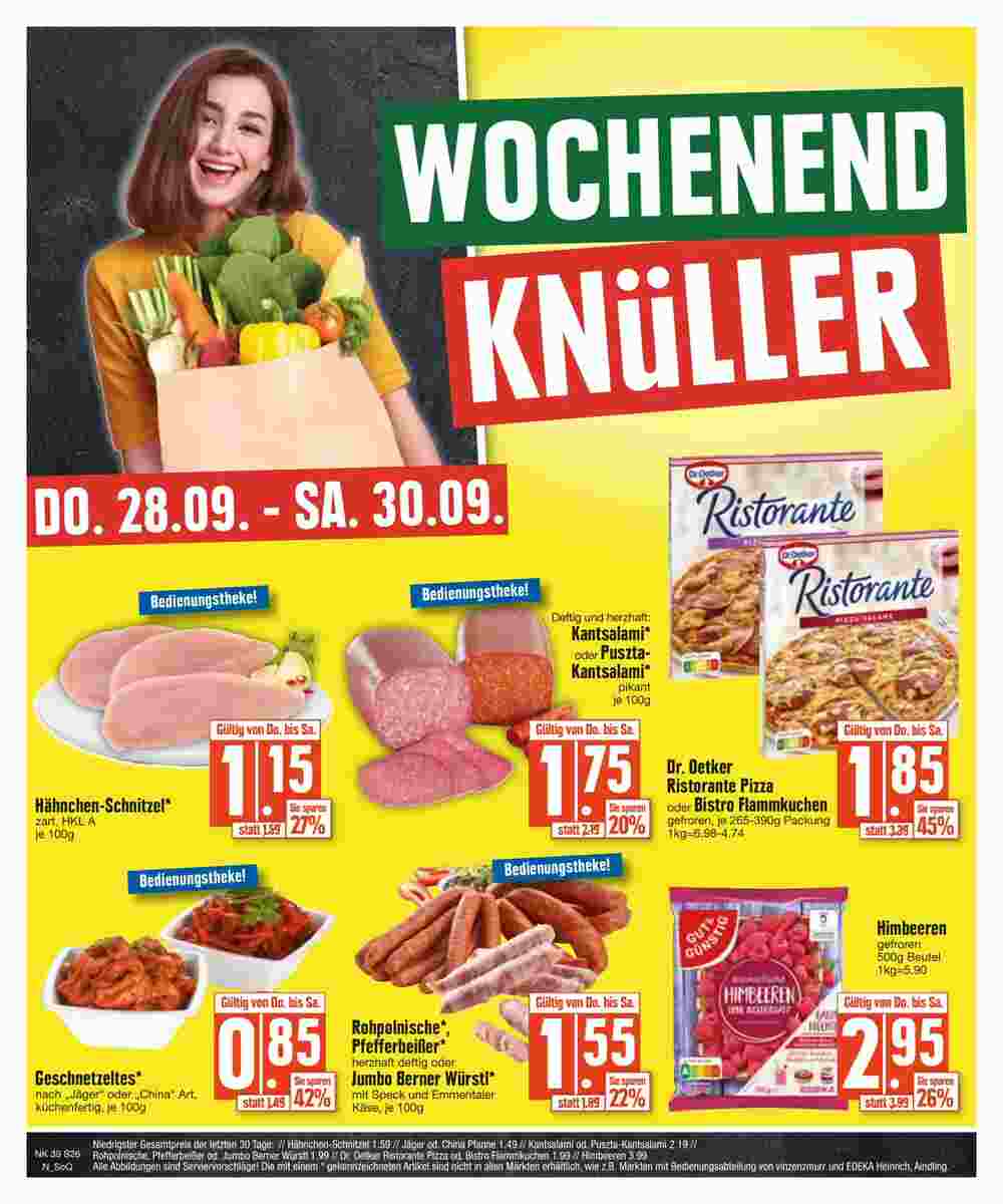 Edeka Scherer Prospekt (ab 25.09.2023) zum Blättern - Seite 26