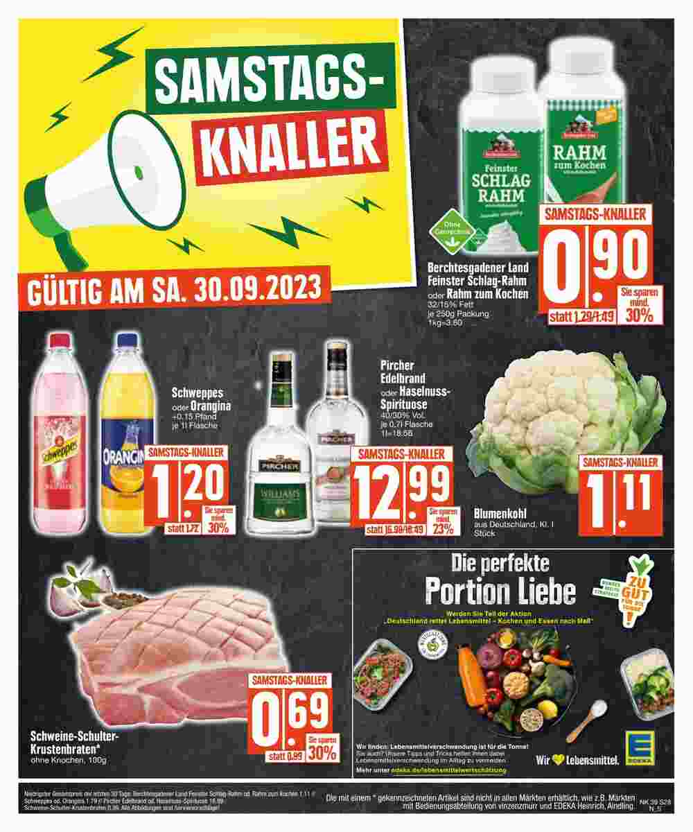 Edeka Scherer Prospekt (ab 25.09.2023) zum Blättern - Seite 28