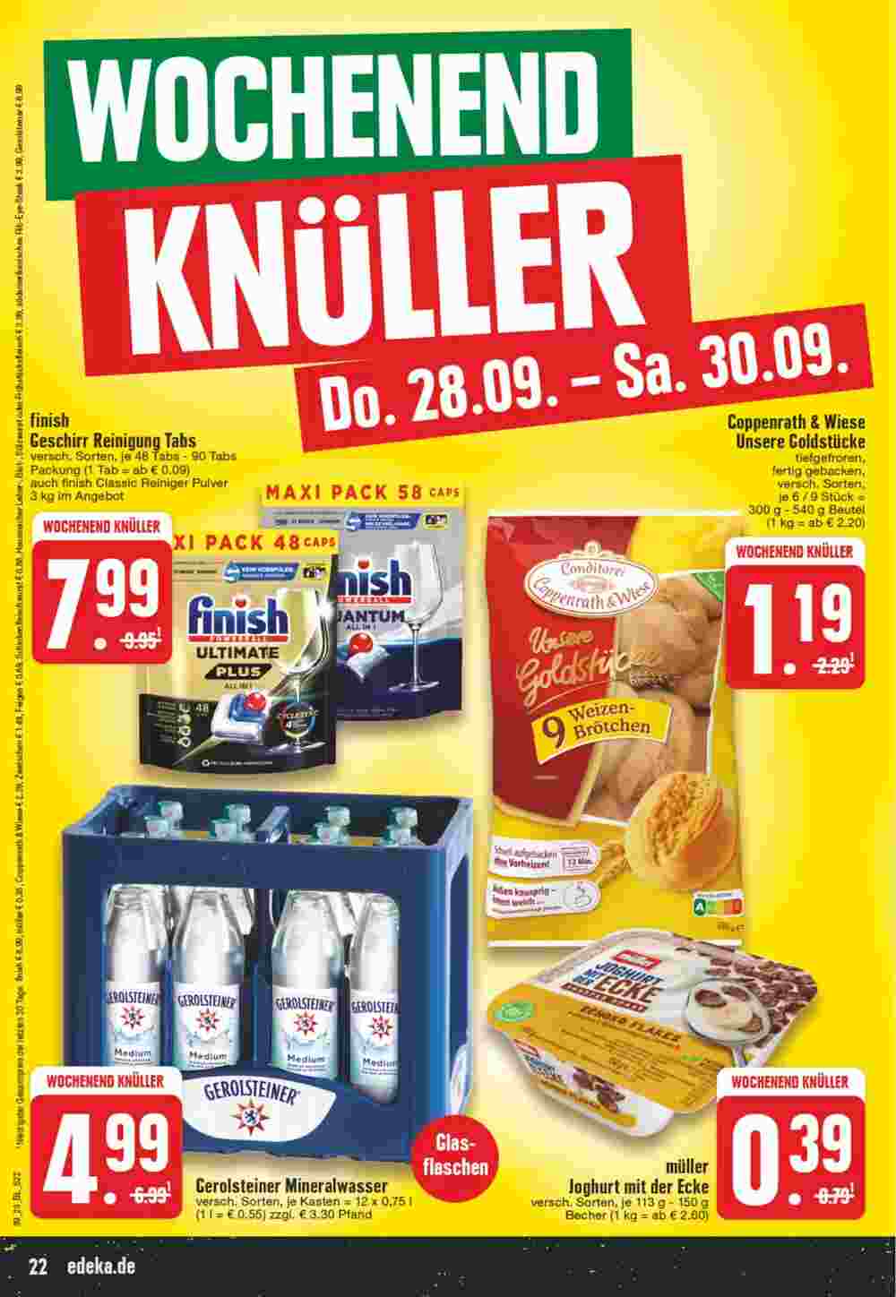 Edeka Honsel Prospekt (ab 25.09.2023) zum Blättern - Seite 22