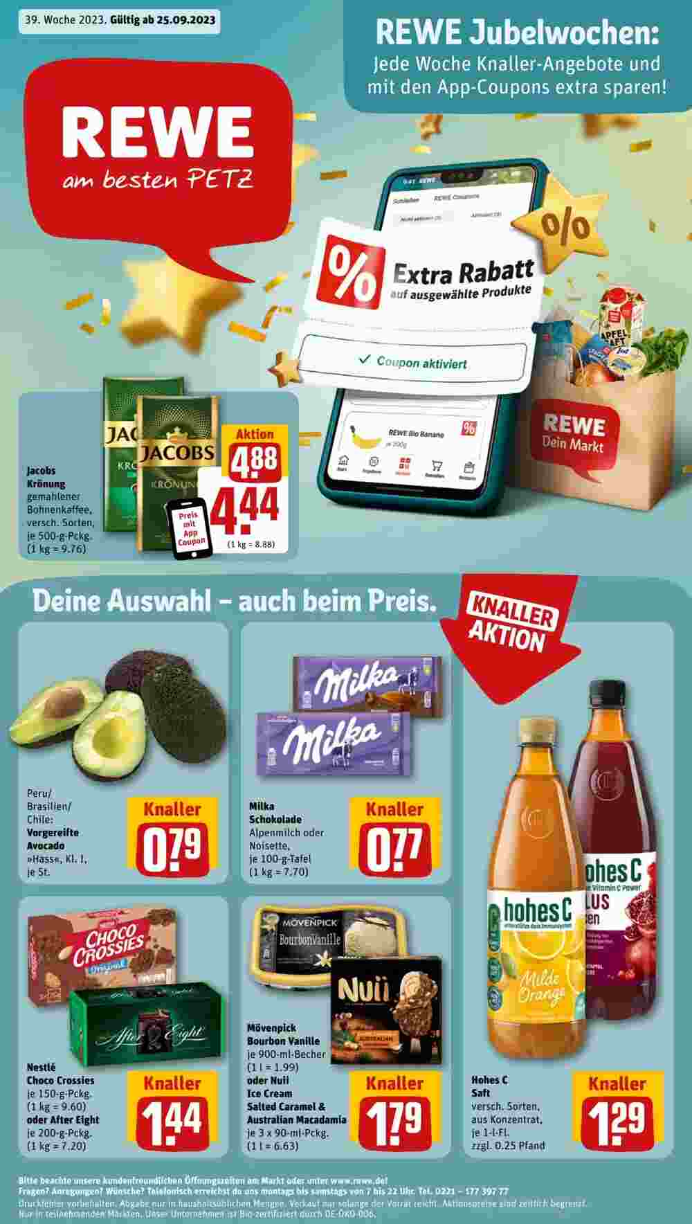 REWE PETZ Prospekt (ab 25.09.2023) zum Blättern - Seite 1