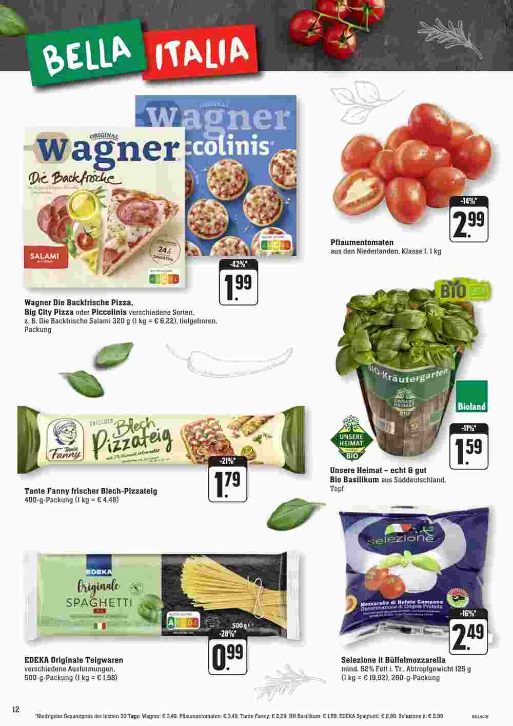 Edeka Frischemarkt Prospekt (ab 25.09.2023) zum Blättern - Seite 12