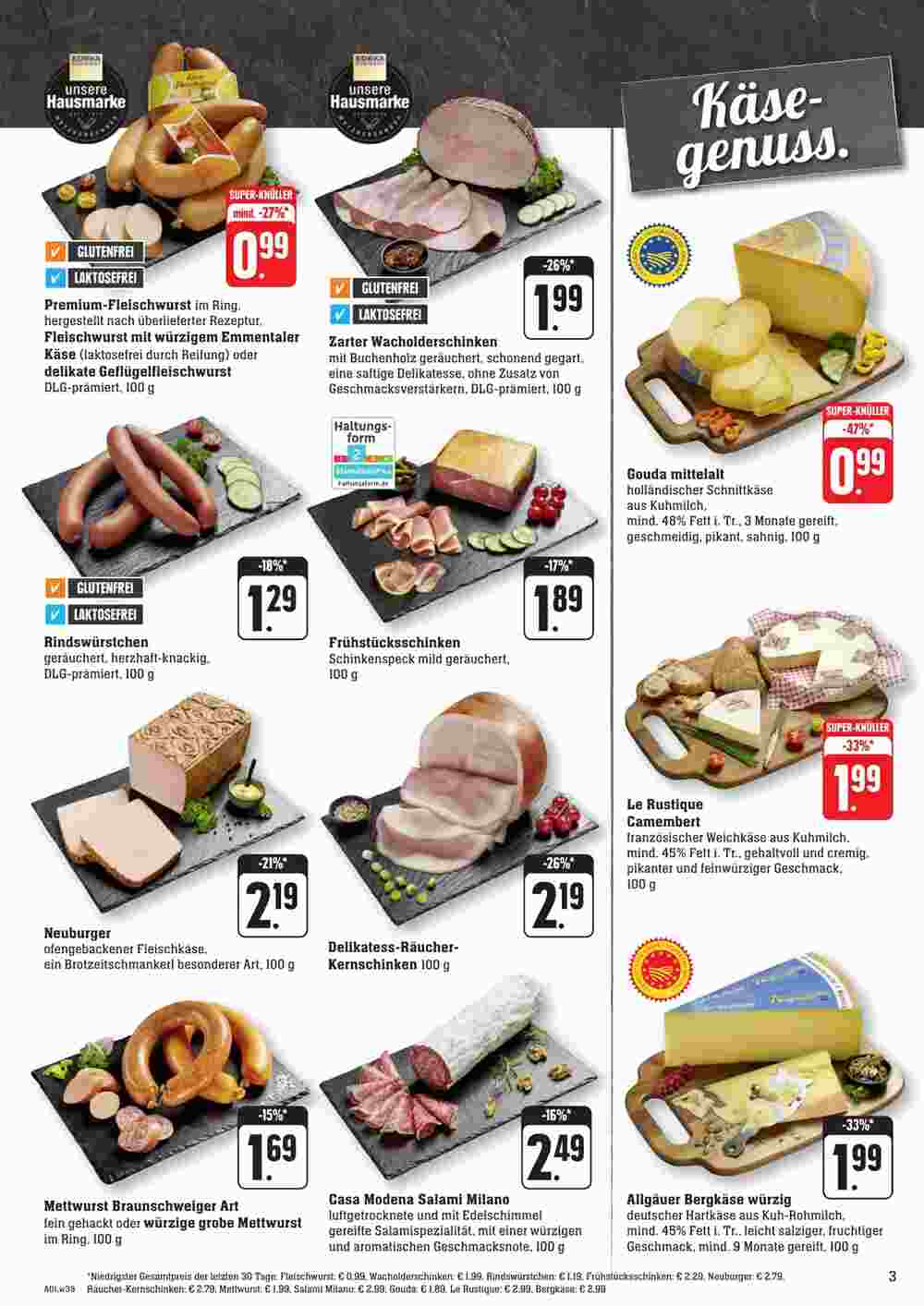 Edeka Frischemarkt Prospekt (ab 25.09.2023) zum Blättern - Seite 3