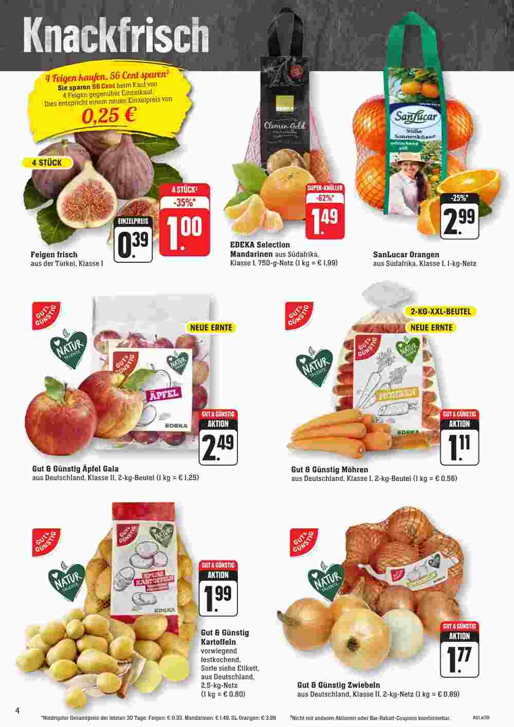 Edeka Frischemarkt Prospekt (ab 25.09.2023) zum Blättern - Seite 4