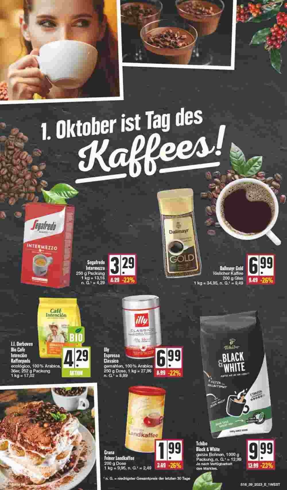 Edeka Spiegel Prospekt (ab 25.09.2023) zum Blättern - Seite 16