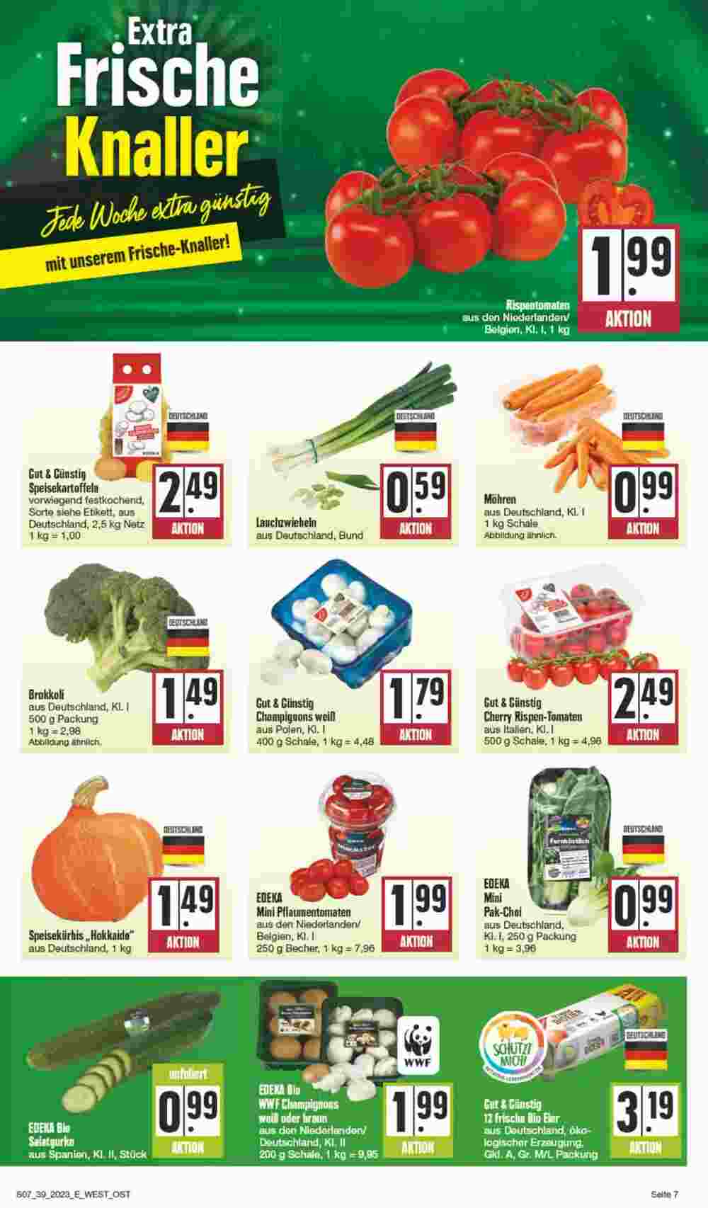 Edeka Spiegel Prospekt (ab 25.09.2023) zum Blättern - Seite 7