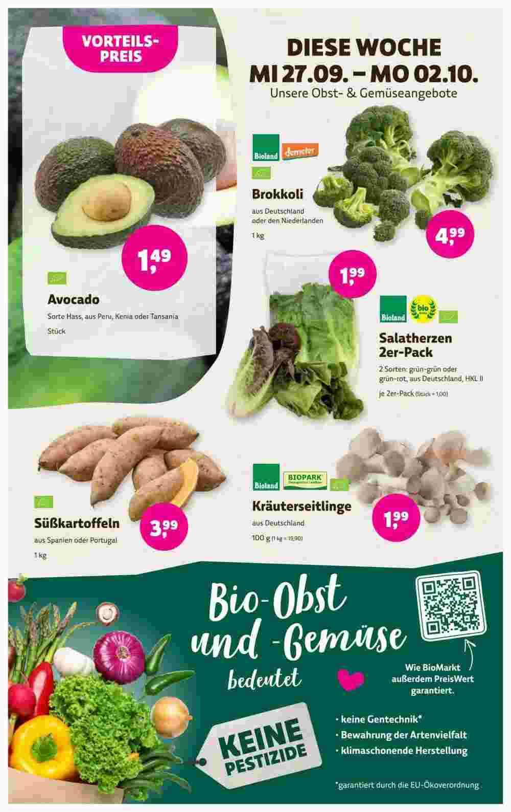 Biomarkt Prospekt (ab 26.09.2023) zum Blättern - Seite 2