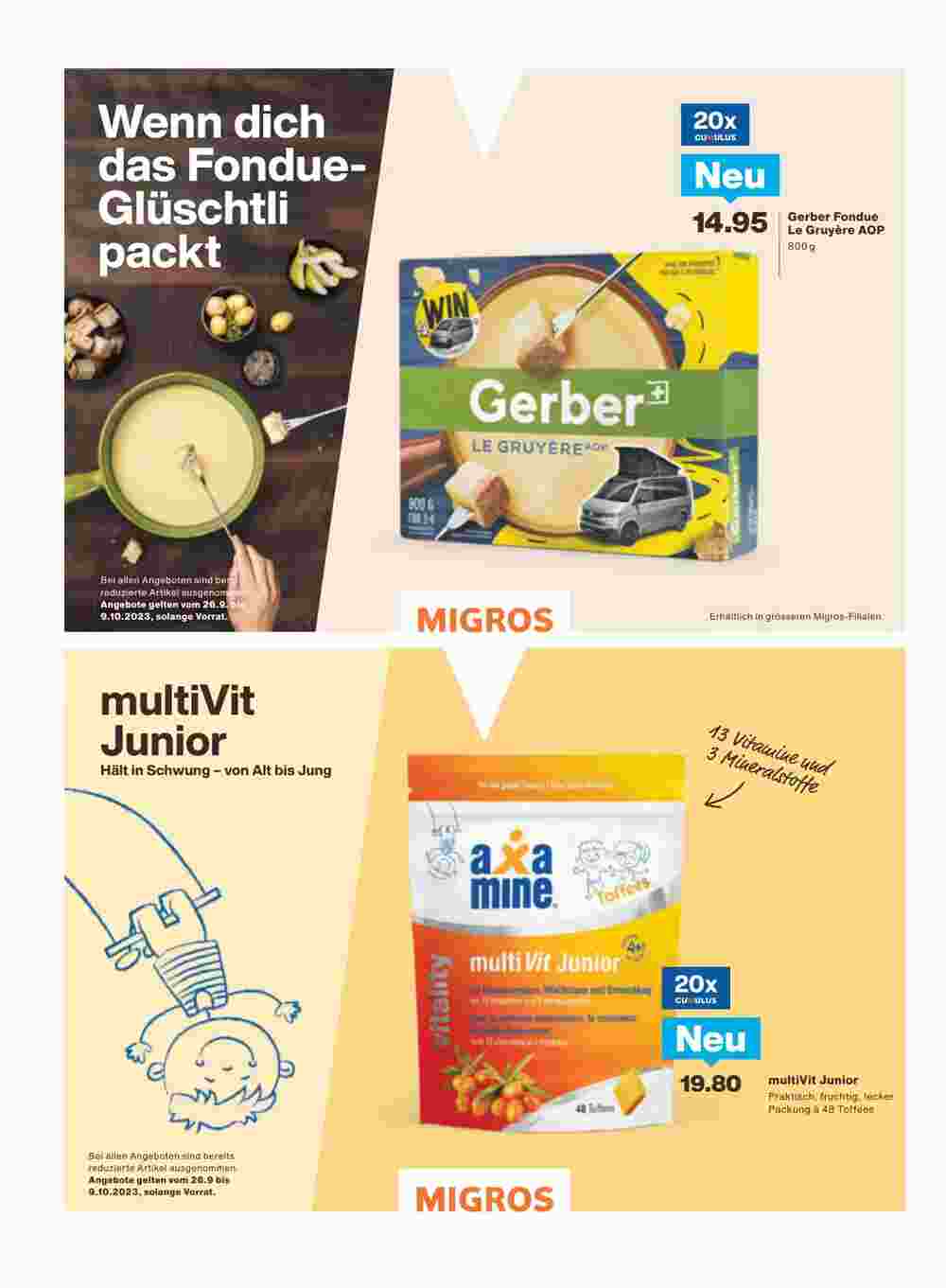 Migros Prospekt (ab 26.09.2023) zum Blättern - Seite 16