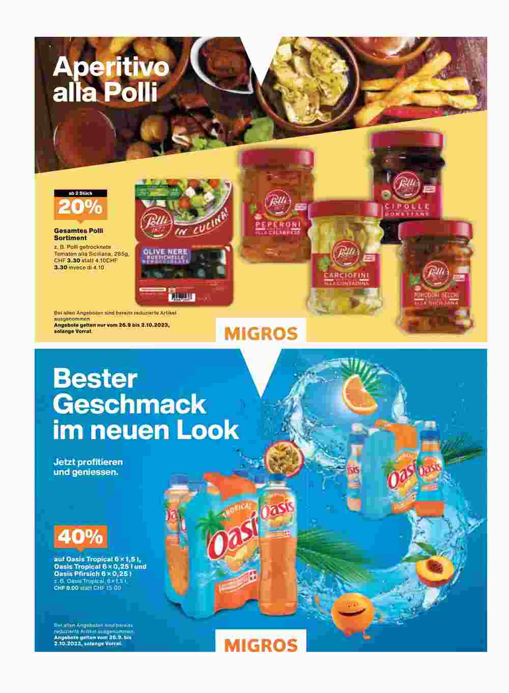 Migros Prospekt (ab 26.09.2023) zum Blättern - Seite 18