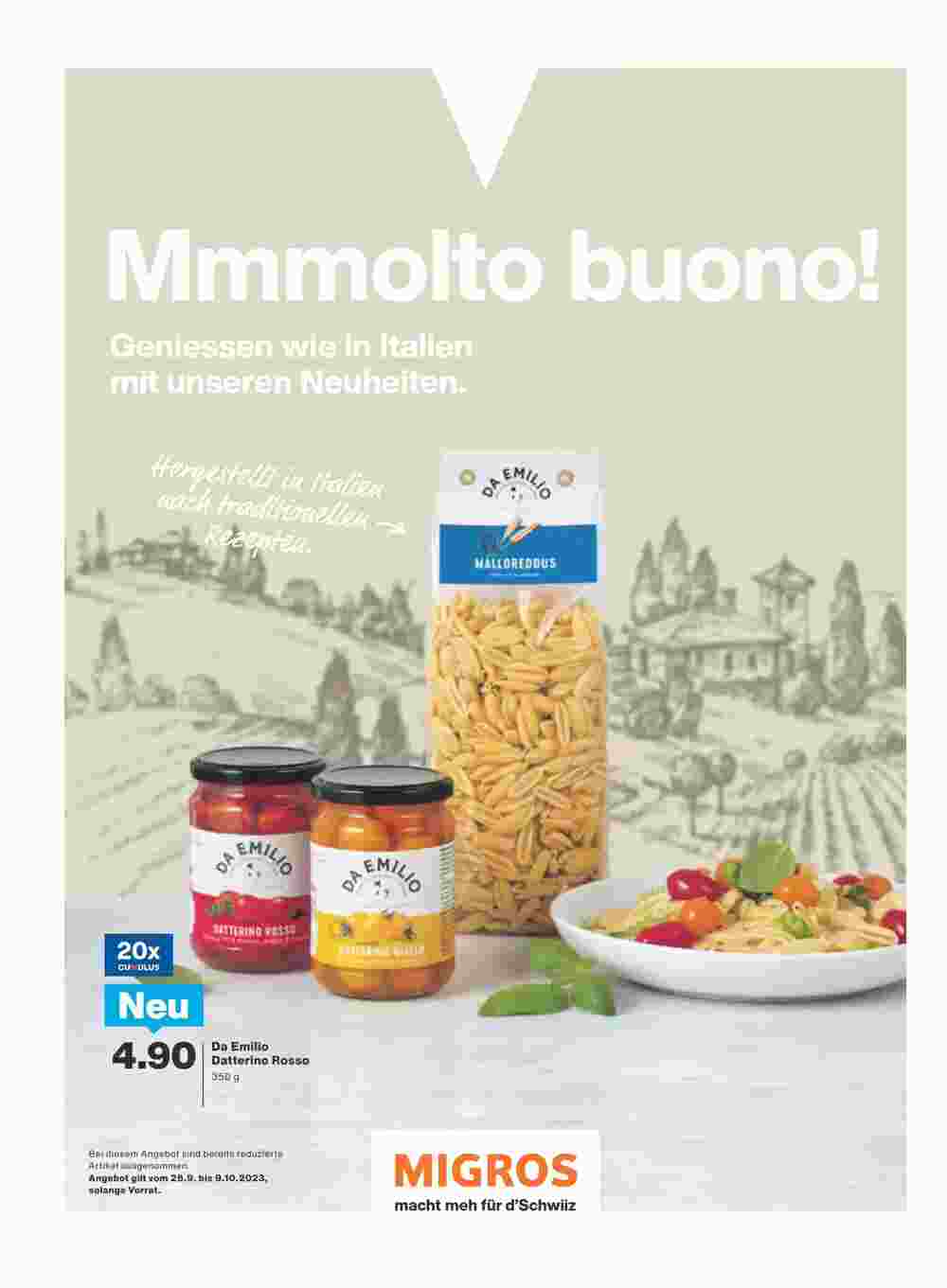 Migros Prospekt (ab 26.09.2023) zum Blättern - Seite 36