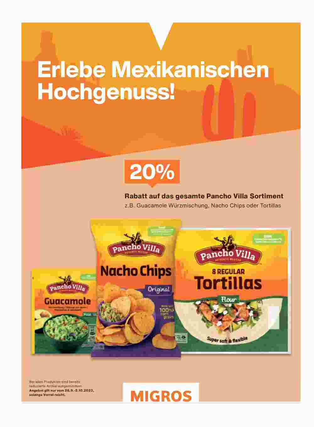 Migros Prospekt (ab 26.09.2023) zum Blättern - Seite 84