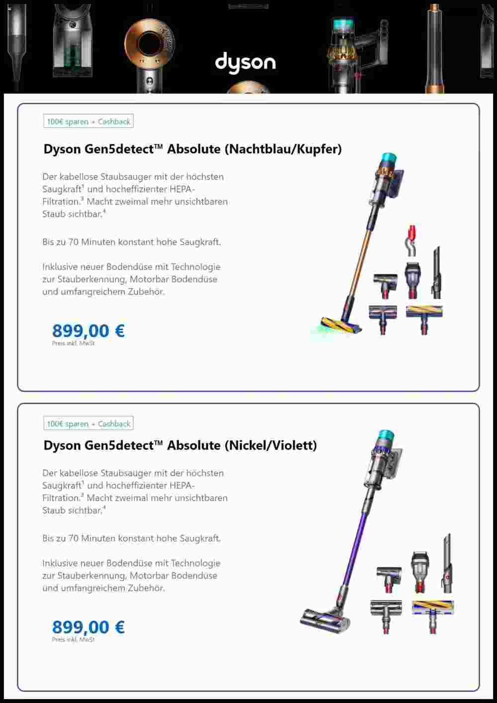 Dyson Prospekt (ab 27.09.2023) zum Blättern - Seite 4