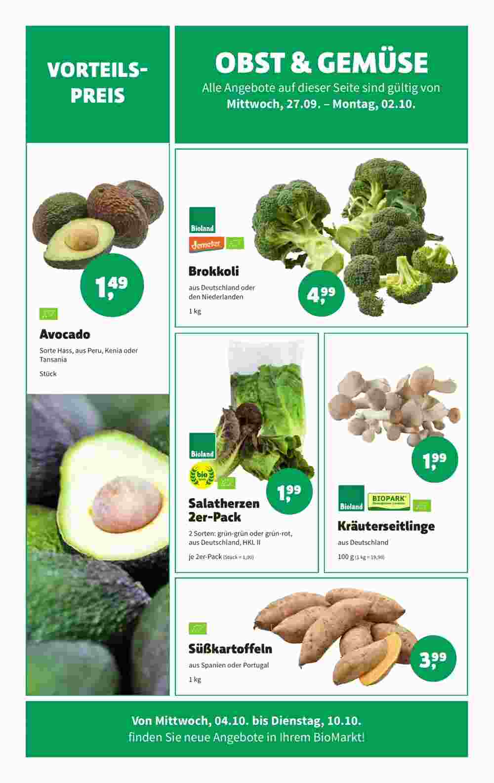 Erdi Biomarkt Prospekt (ab 27.09.2023) zum Blättern - Seite 2