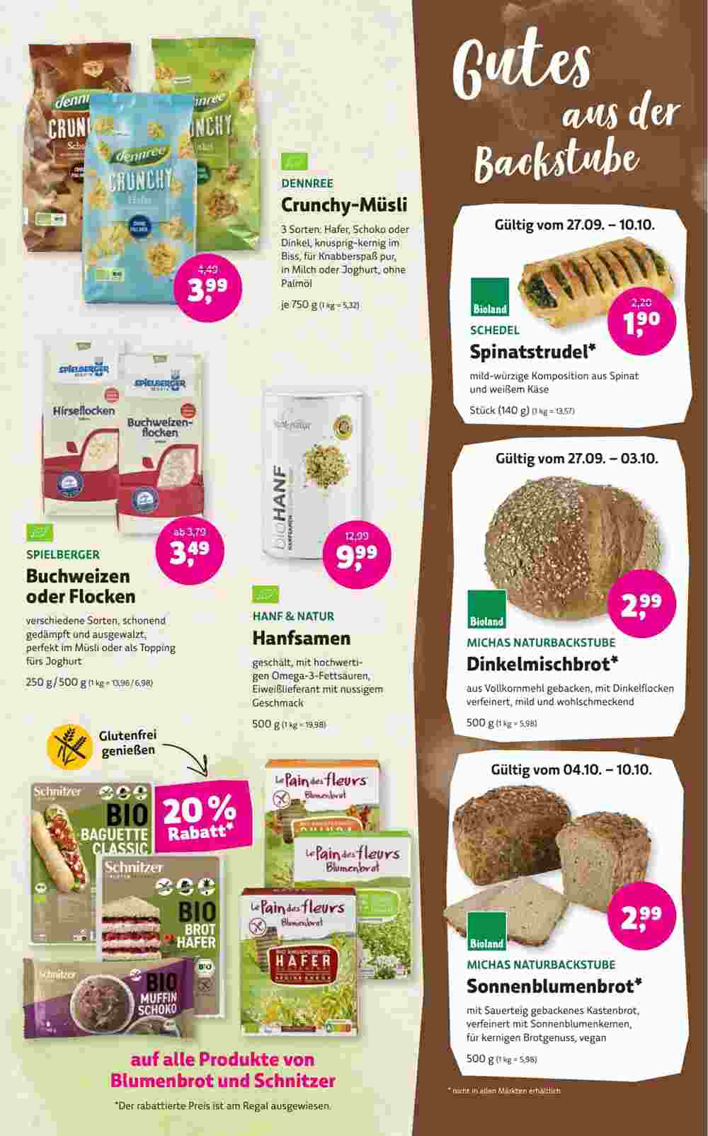 Biomarkt Prospekt (ab 27.09.2023) zum Blättern - Seite 11