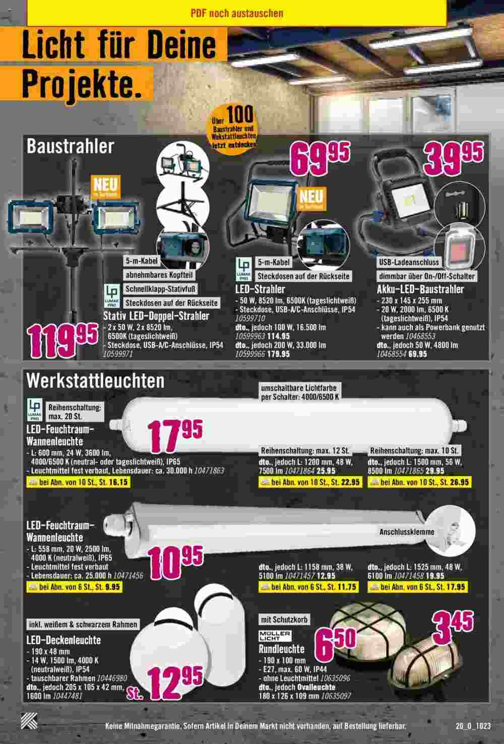 Hornbach Prospekt (ab 28.09.2023) zum Blättern - Seite 29