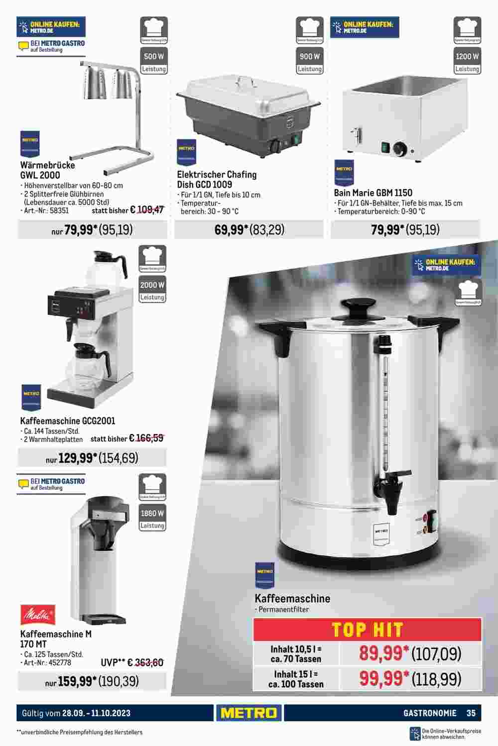METRO Prospekt (ab 28.09.2023) zum Blättern - Seite 35