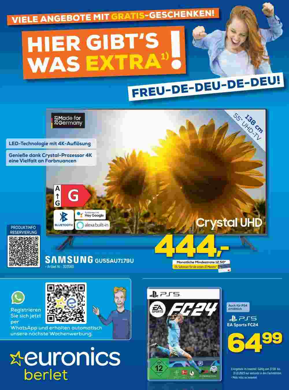 Euronics Prospekt (ab 29.09.2023) zum Blättern - Seite 1