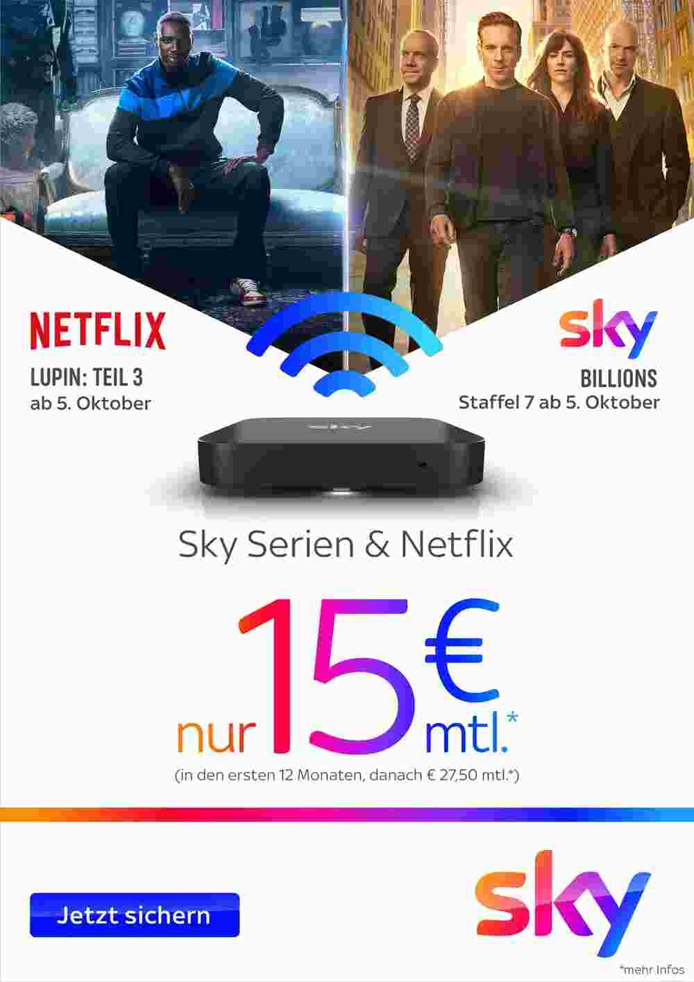 Sky Prospekt (ab 30.09.2023) zum Blättern - Seite 1