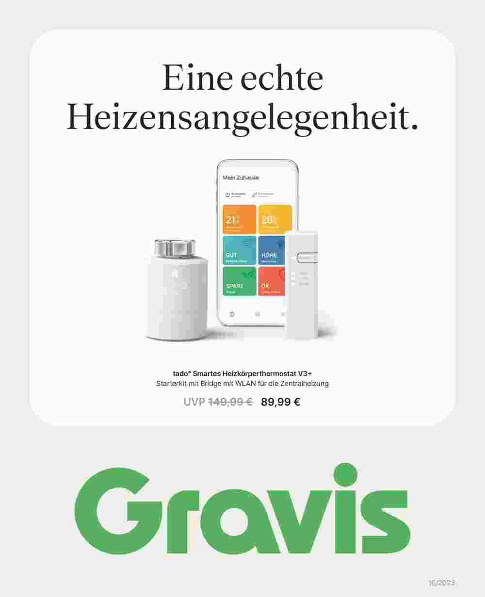 Gravis Prospekt (ab 30.09.2023) zum Blättern - Seite 1