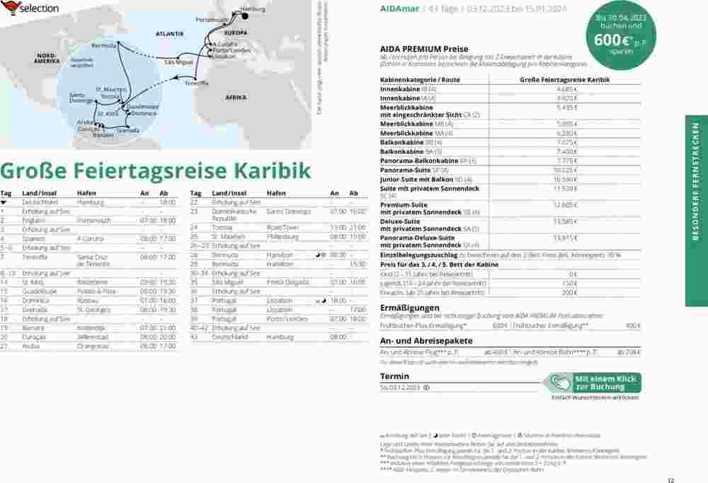 Aida Cruises Prospekt (ab 01.10.2023) zum Blättern - Seite 12