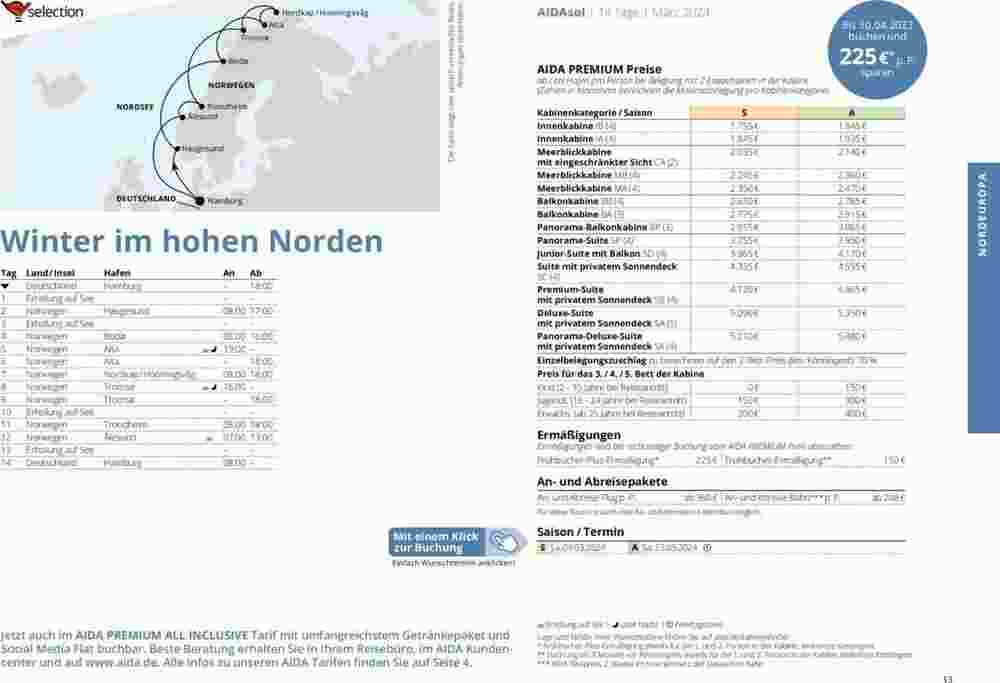 Aida Cruises Prospekt (ab 01.10.2023) zum Blättern - Seite 13