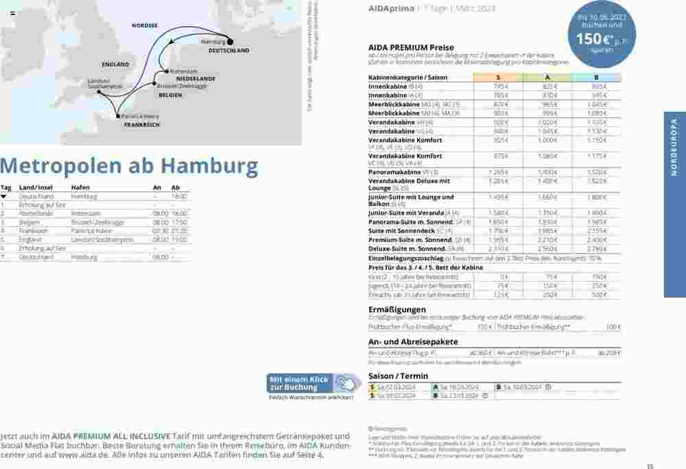 Aida Cruises Prospekt (ab 01.10.2023) zum Blättern - Seite 15