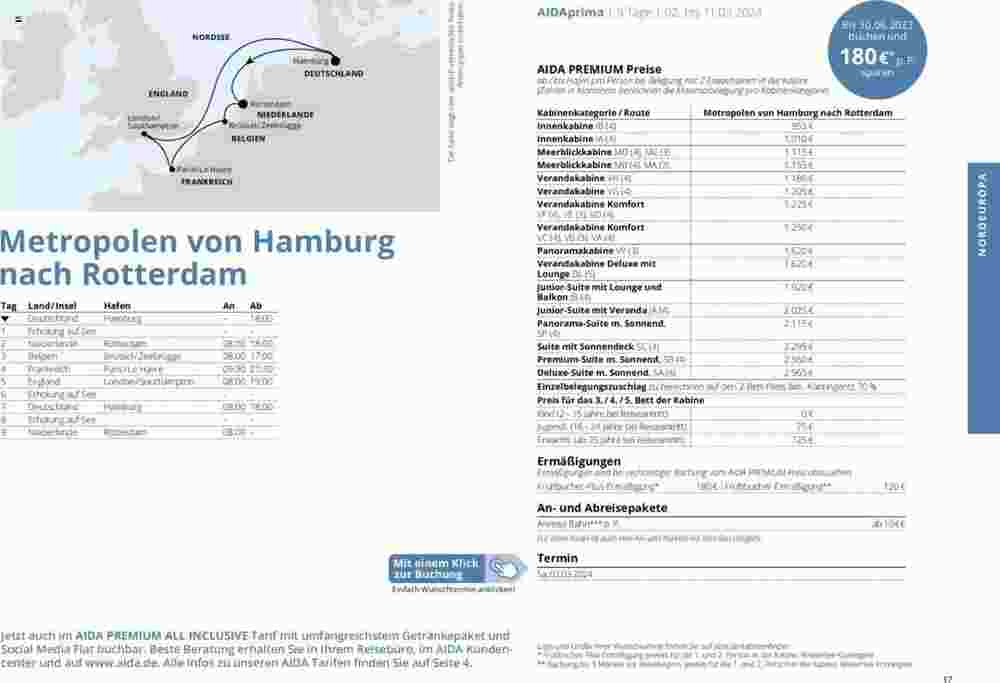 Aida Cruises Prospekt (ab 01.10.2023) zum Blättern - Seite 17