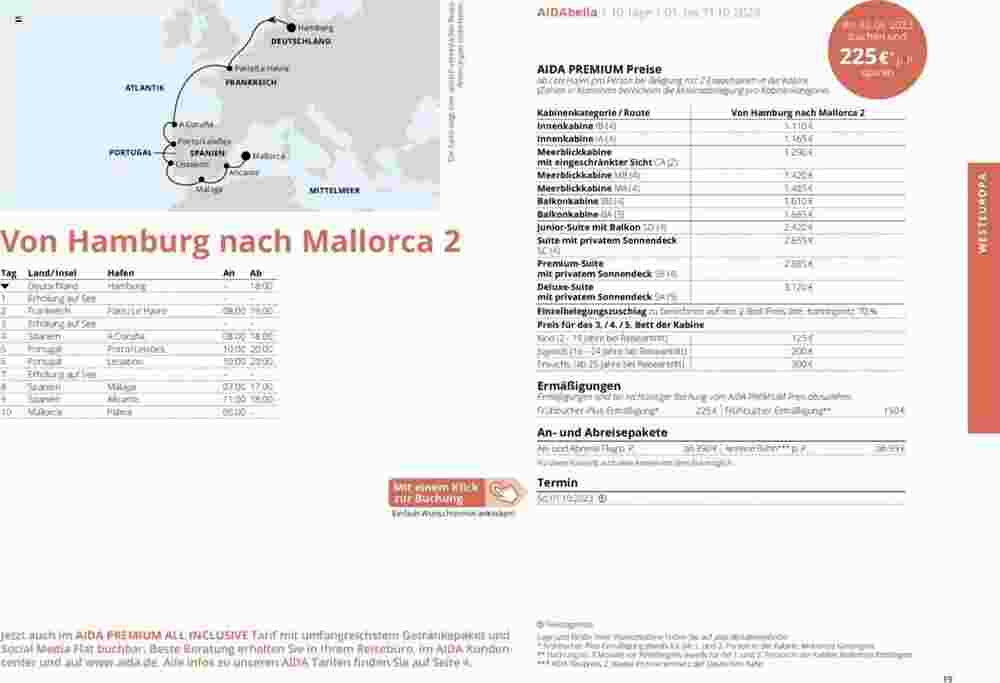 Aida Cruises Prospekt (ab 01.10.2023) zum Blättern - Seite 19