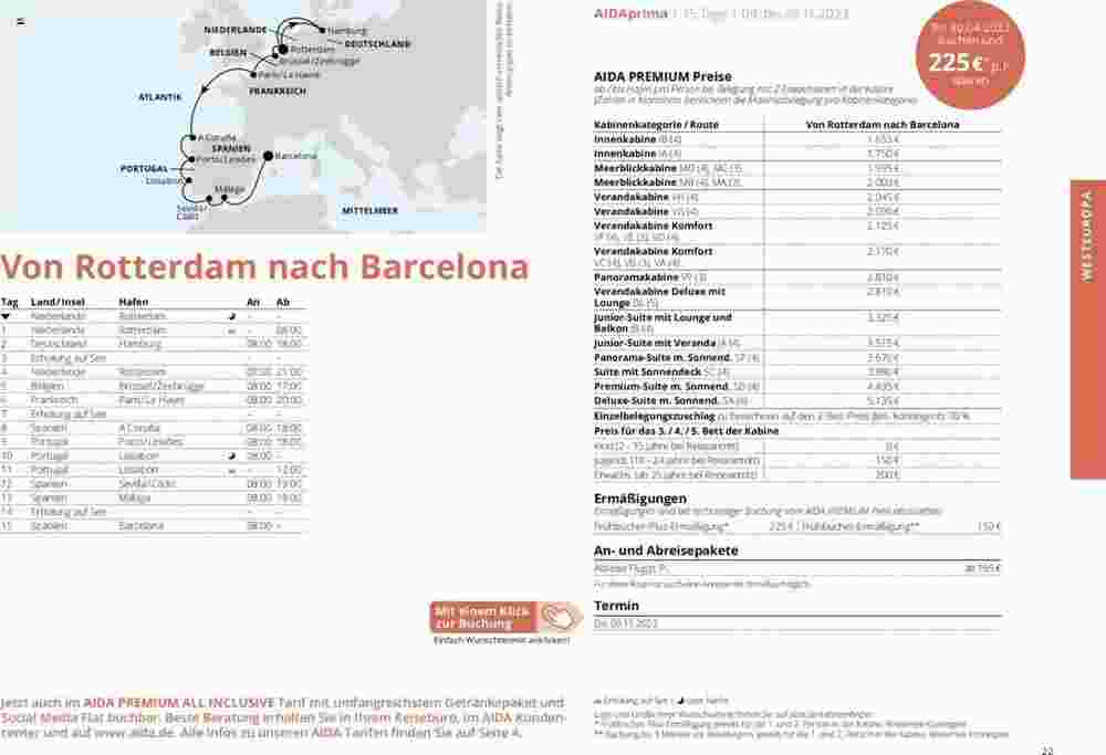 Aida Cruises Prospekt (ab 01.10.2023) zum Blättern - Seite 22