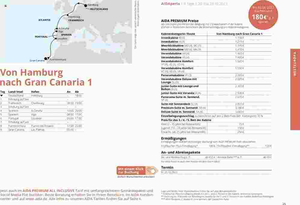 Aida Cruises Prospekt (ab 01.10.2023) zum Blättern - Seite 25