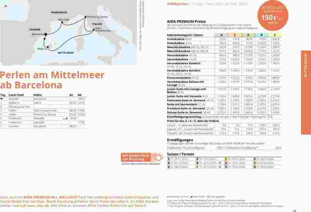 Aida Cruises Prospekt (ab 01.10.2023) zum Blättern - Seite 34