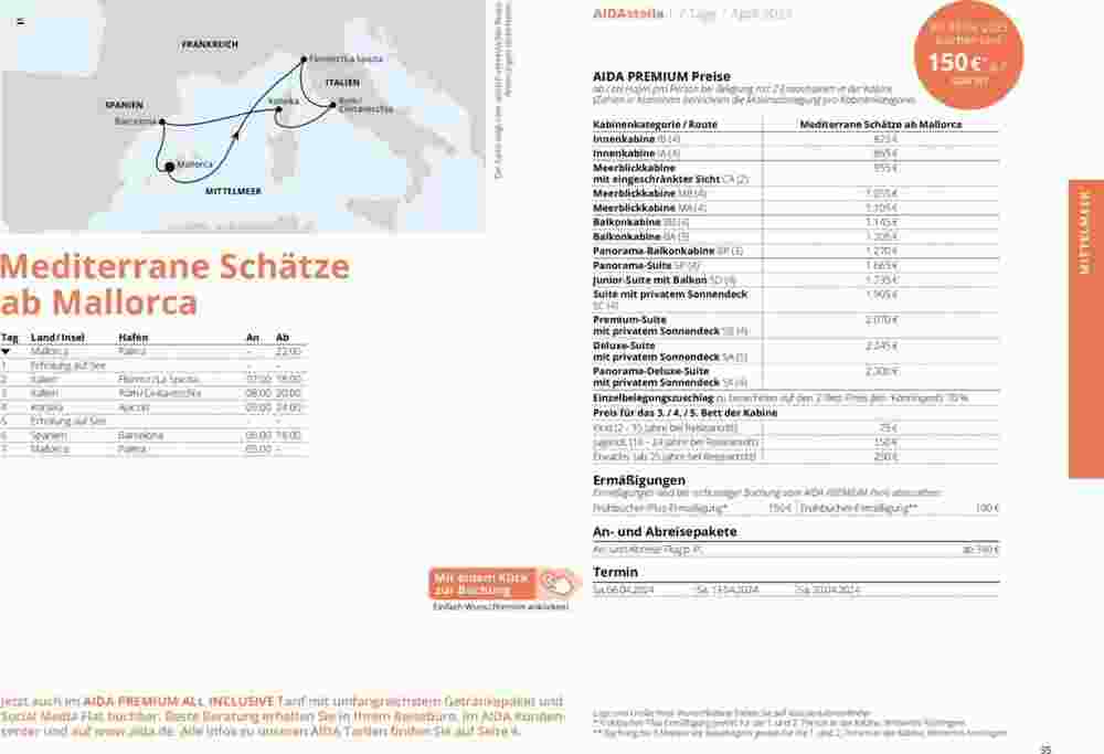 Aida Cruises Prospekt (ab 01.10.2023) zum Blättern - Seite 35